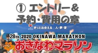 【おきなわマラソン2020①】１泊２日の弾丸（那覇宿泊）！予約・費用・移動手段は？沖縄旅ラン旅行記（エントリー＆予約・費用の章）